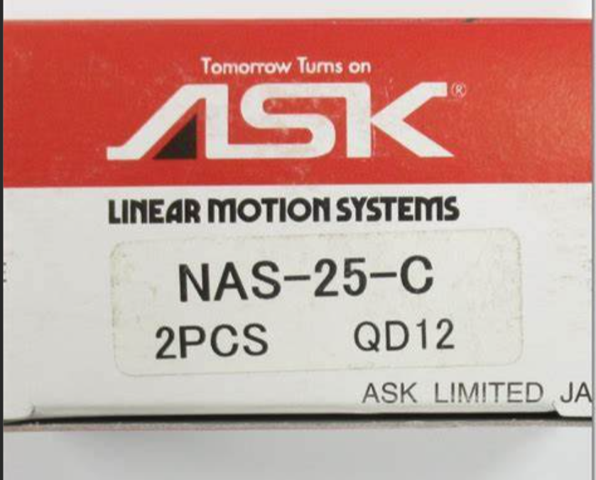 ASK直线轴承NAS-25-E,NAS-25-C